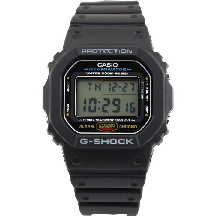 DW-5600E-1V スピードモデル スクエアフェイス×ブラック(黒)