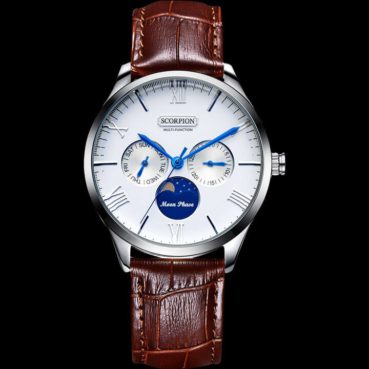 腕時計「SCORPION」ムーンフェイズ機能が特徴的なSP3326シリーズ