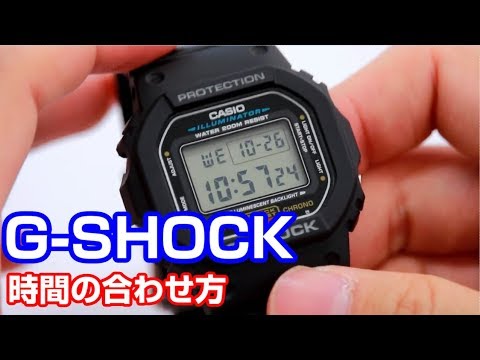 【時刻合わせ】#6 G-SHOCKの時間の合わせ方 取説No3229/3421編【加藤時計店】